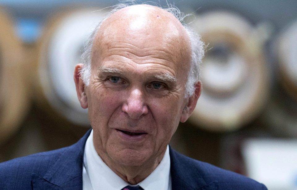  Sir Vince Cable wants to appeal to central voters