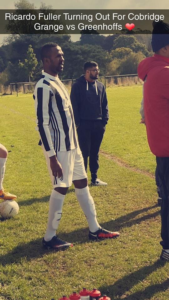 Ricardo Fuller turned up late for a Sunday League game for Cobridge Grange, scored, then left early