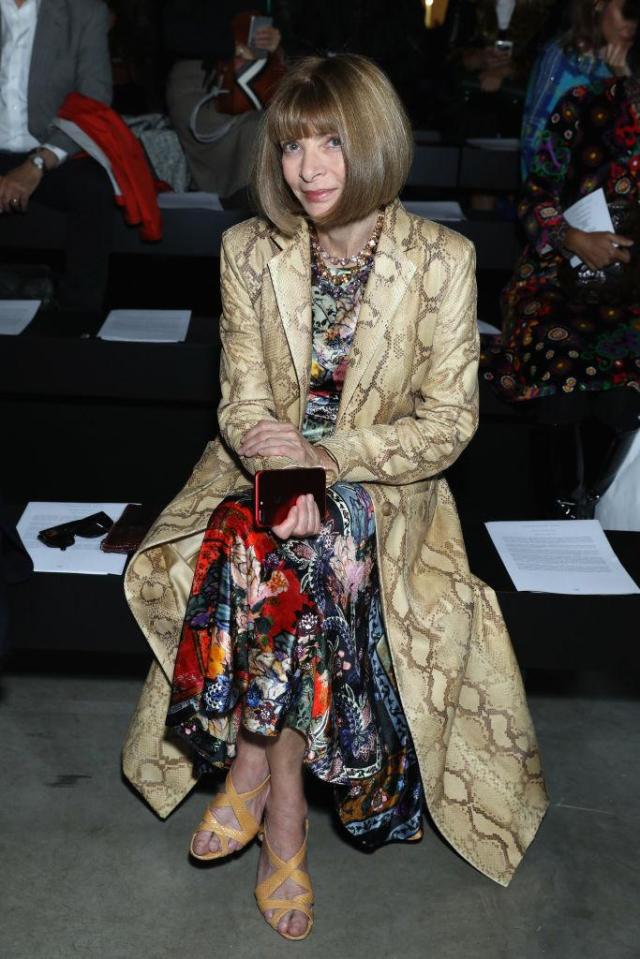  American Vogue editor Anna Wintour was also in attendance