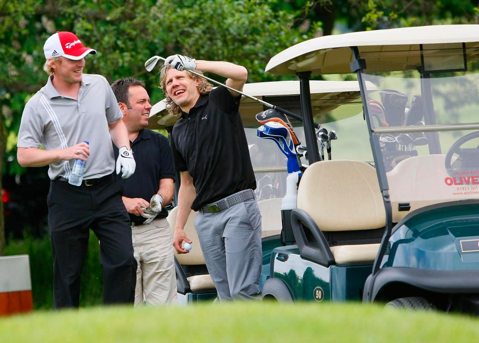  Jimmy Bullard tried his luck at golf after injuries cut his football career short