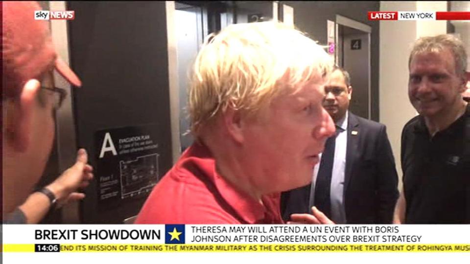  Boris Johnson denied he was about to stand down over Brexit policy