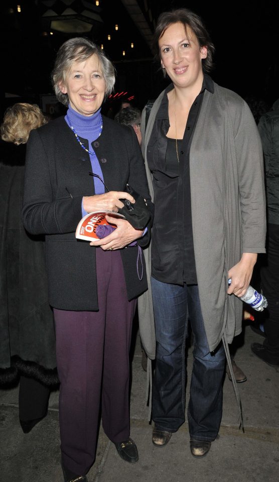  Miranda and her mum Diana Hart snapped on a night out in London in 2011