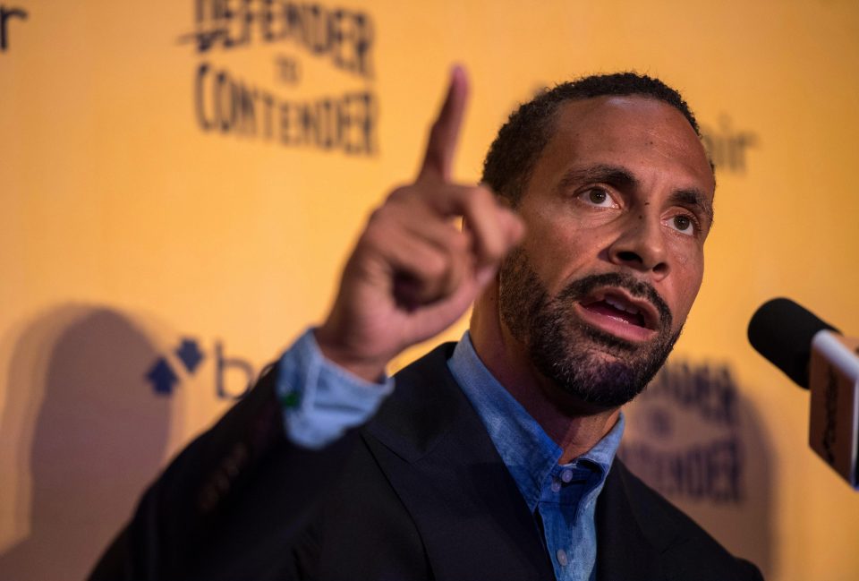 Rio Ferdinand revealed his intention to become a professional boxer on Tuesday