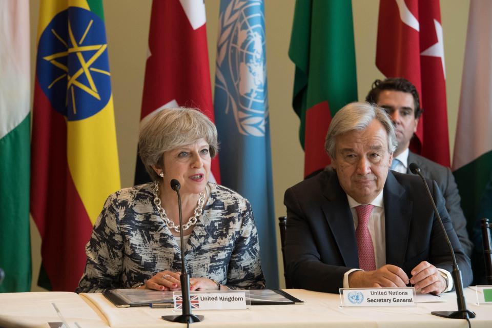  The PM hosted a meeting on action to end modern slavery and human trafficking yesterday