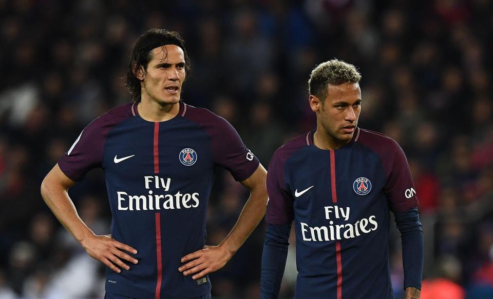 Edinson Cavani and Neymar have reportedly fallen out over who should take penalty kicks