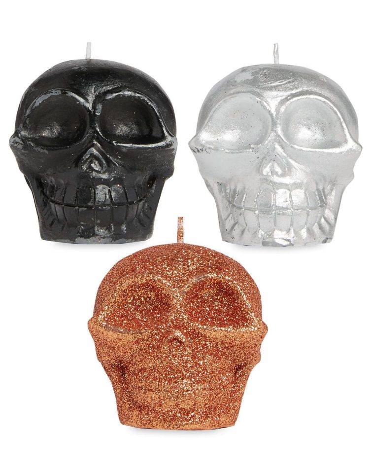  Transform your home into a spooky Halloween lair with these cool skull candles