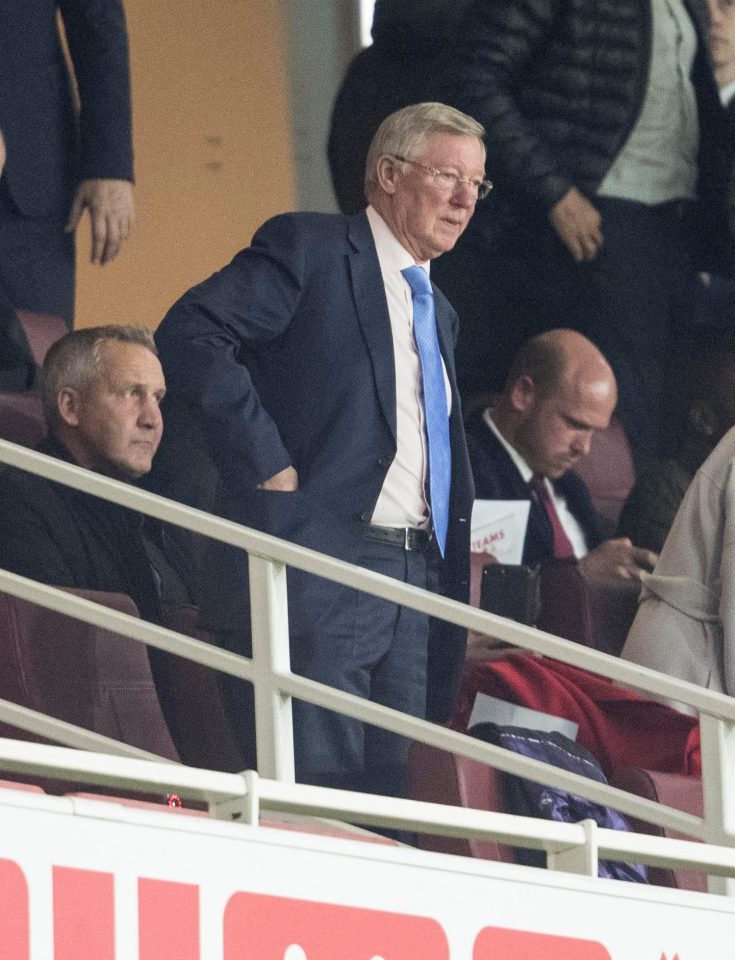 Fergie was there to watch his son Darrens Doncaster side