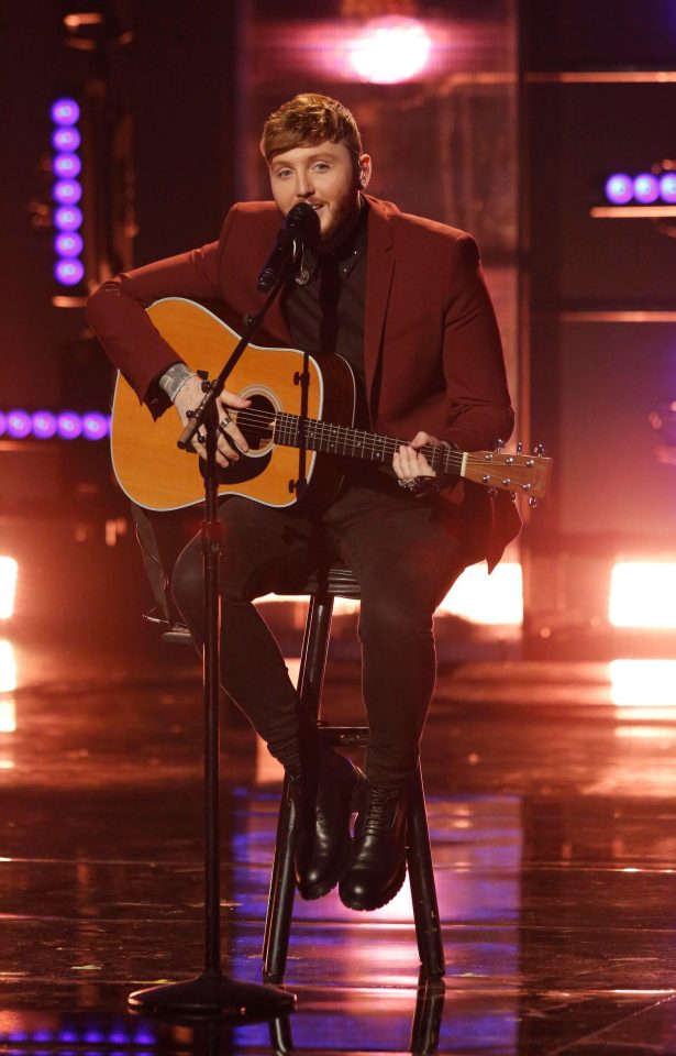  James Arthur performed during the final