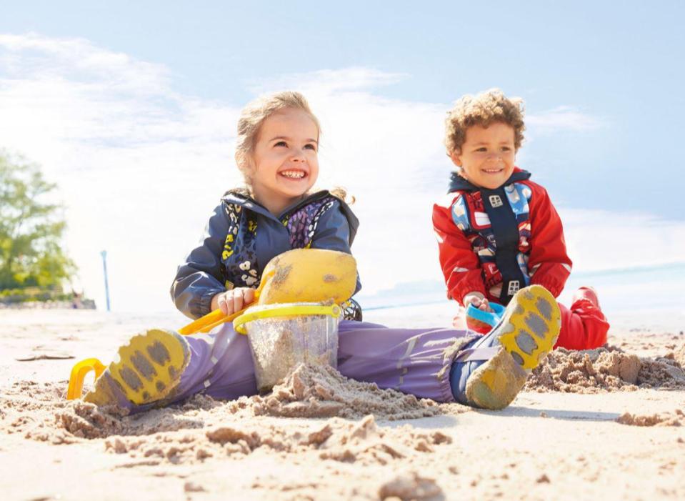  Lidl is now selling a kids' clothing range for rainy days... which includes light-up wellies and waterproof clothing