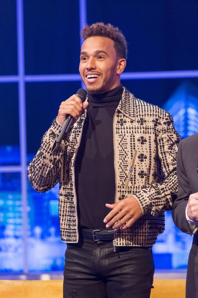 Lewis Hamilton is set to rap tonight on The Jonathan Ross show 