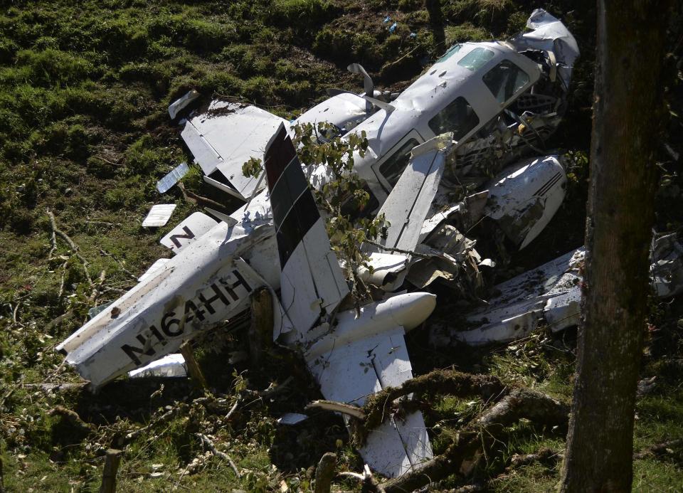  Their twin-engine Piper Smith Aerostar 600 went down in the mountains during filming