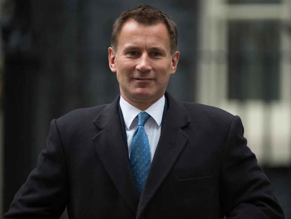  Jeremy Hunt ordered the NHS bosses to come to London immediately to be read the riot act