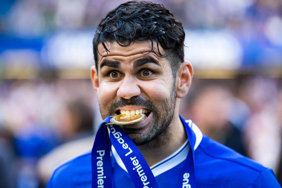  Diego Costa won the Premier League twice during his three-year spell at Chelsea between 2014-2017