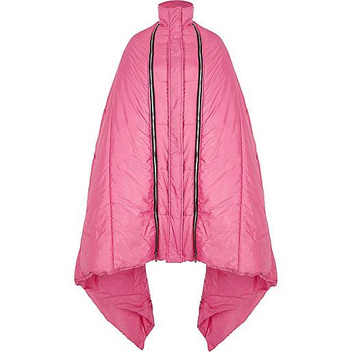  The coat zips up all the way to the top so you can stay toasty no matter what the activity