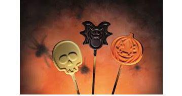  Chocolate lollies in novelty shapes are great for trick-or-treaters