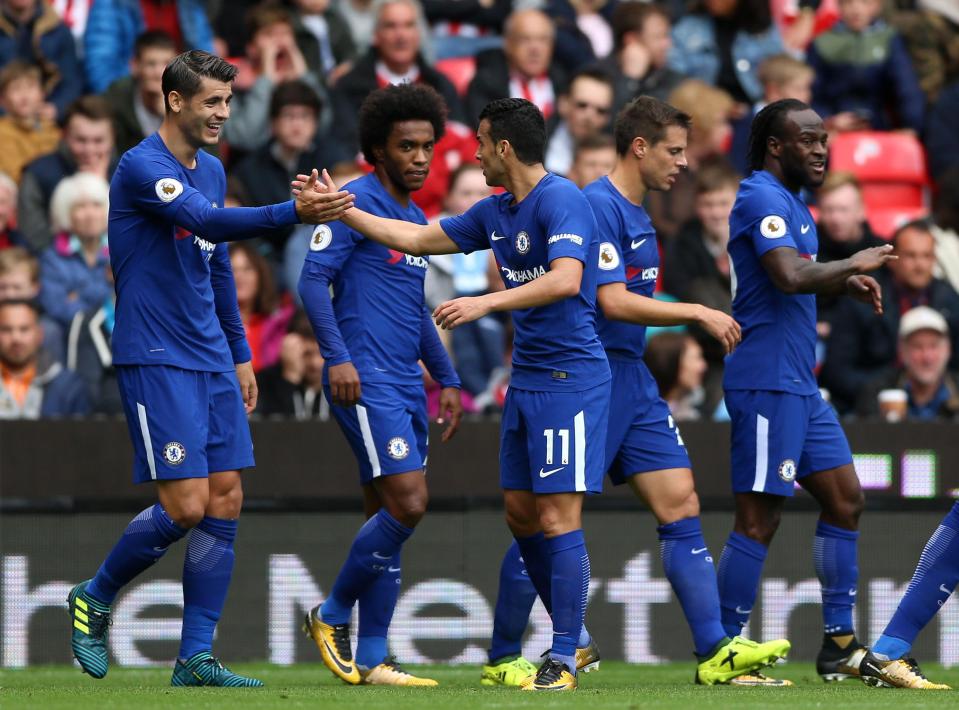 Chelsea strolled to an ultimately comfortable win against Stoke