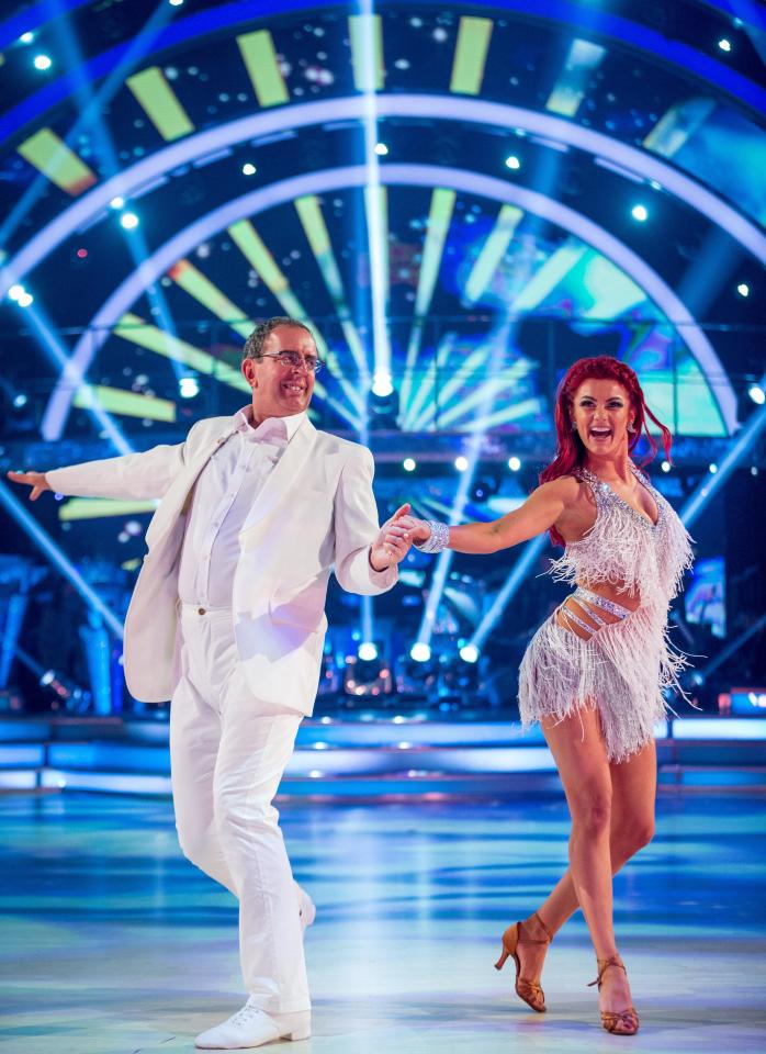 Rev Richard Coles jazzes it up with Strictly Come Dancing partner Dianne Buswell 