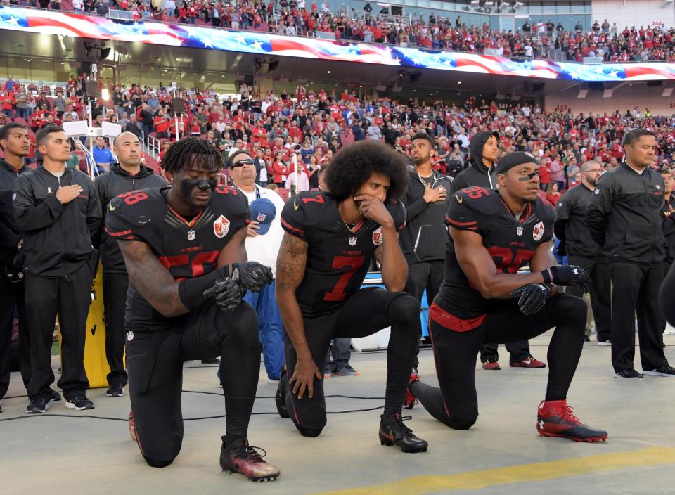  Colin Kaepernick vows to continue his protest until the USA changes