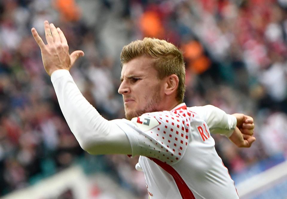  RB Leipzig striker Timo Werner is reportedly a target of Liverpool, Barcelona and Real Madrid