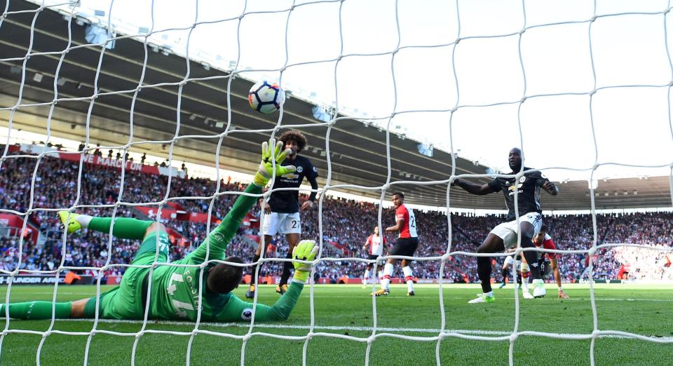 Romelu Lukaku scored once again as Man United beat Southampton