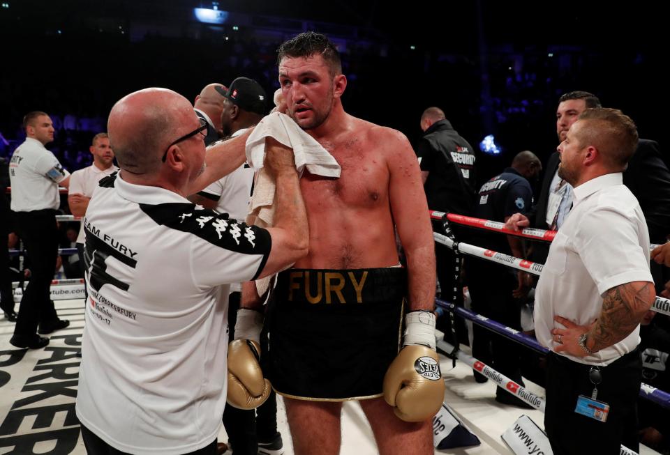 Hughie Fury came up short in his world title attempt in Manchester