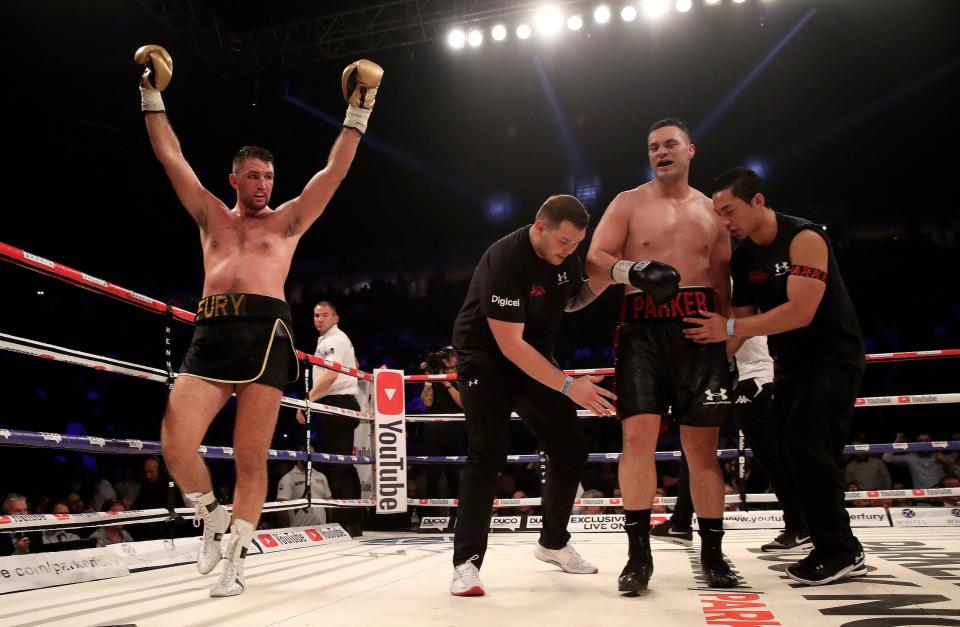 Hughie Fury raised his arms aloft after the final bell, but that proved to be premature