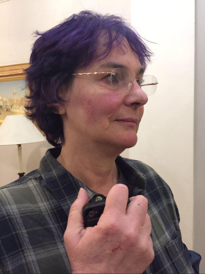 Maria MacLachlan, 60, claims she was punched in the face 'studenty-looking' types