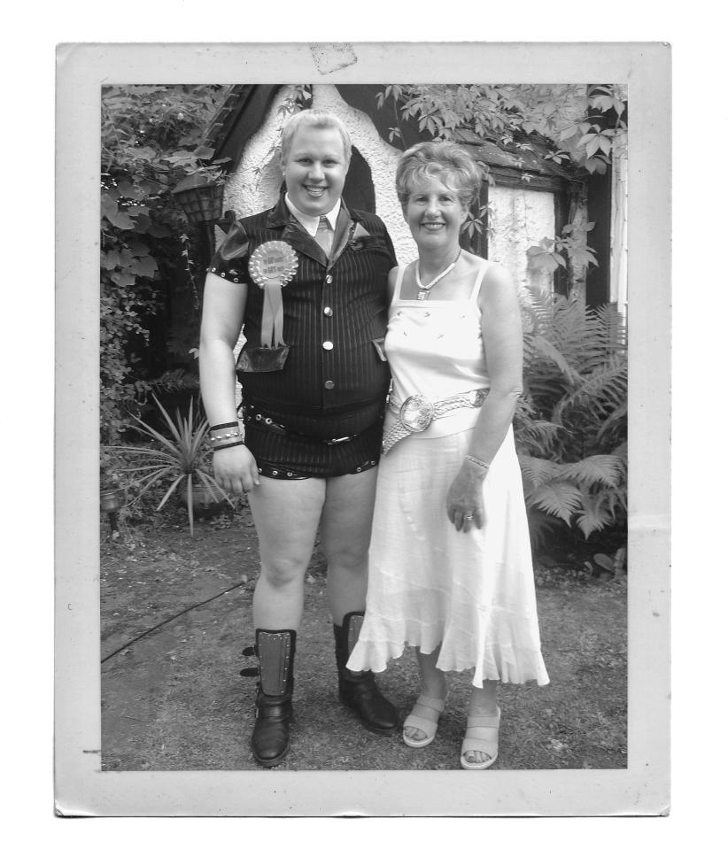  As Little Britain's Dafydd, with his mum