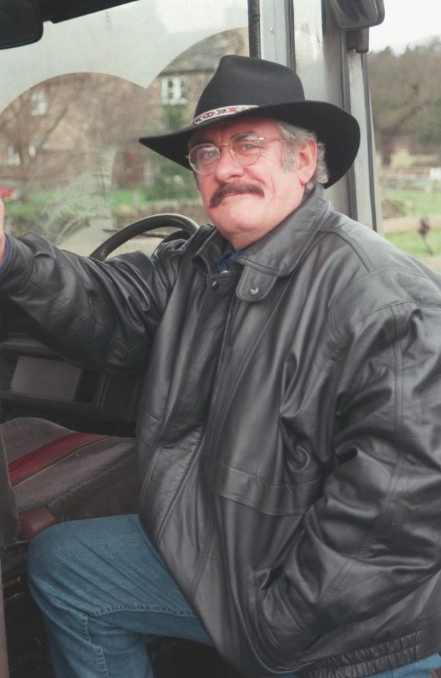  Bobby as Albert Dingle in Emmerdale in 1996