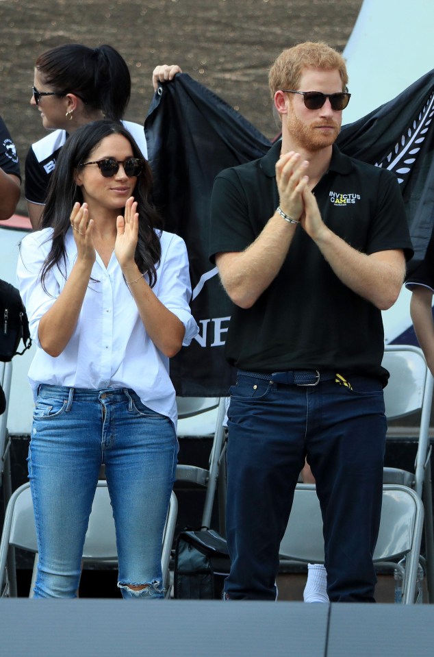 Prince Harry has remained tight-lipped over the romance - but his love for Meghan was on show