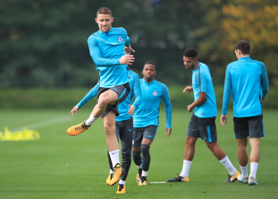 Gary Cahill could lead the side out at the Vicente Calderon having started on the bench on Saturday