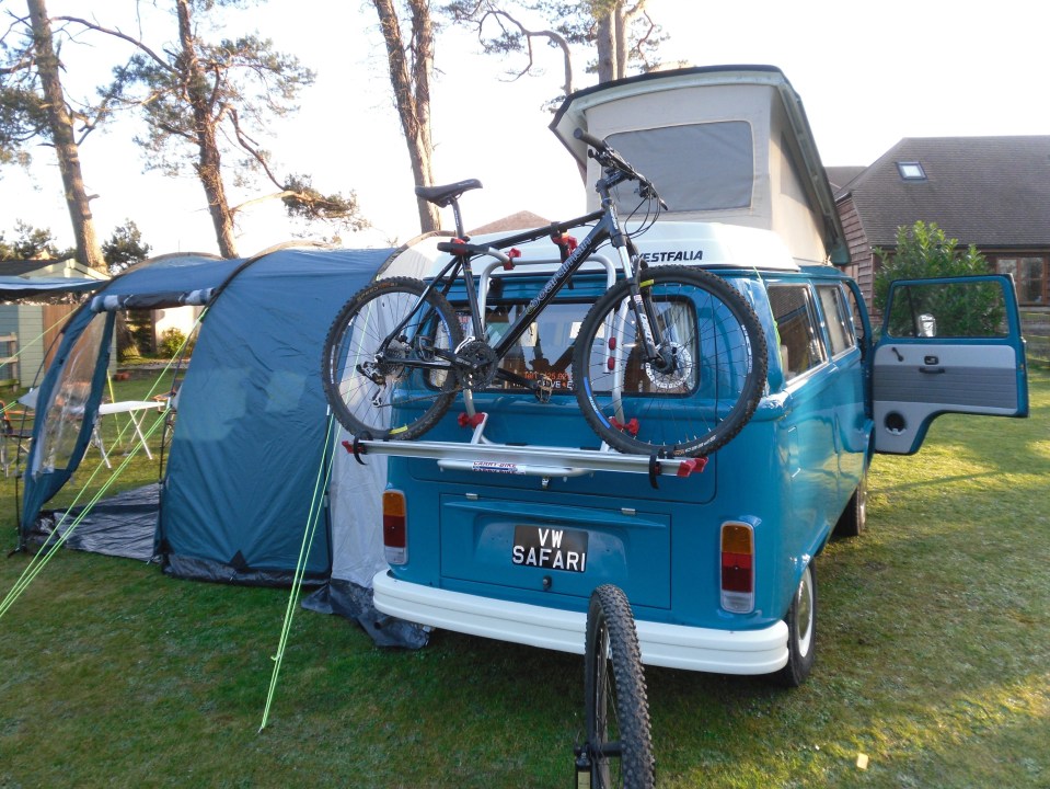 Pop out… Make your mobile home even bigger with a tent