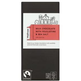  Waitrose Milk Chocolate with Feuilletine and Sea Salt