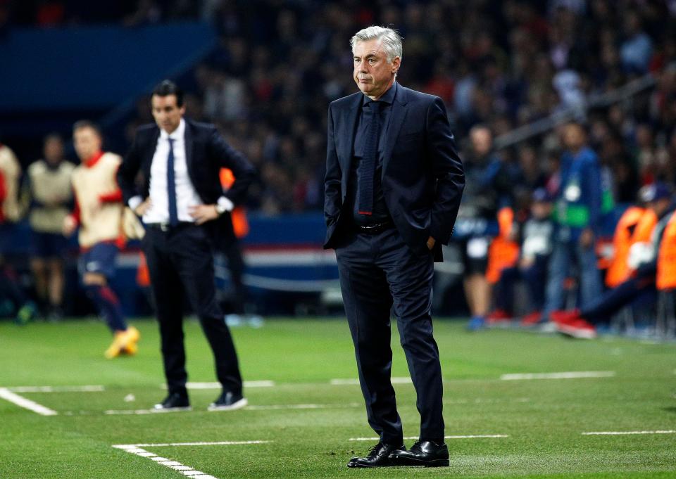 Carlo Ancelotti was only just starting his second season at Bayern Munich