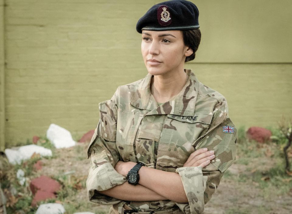  Michelle has been filming the latest series of Our Girl