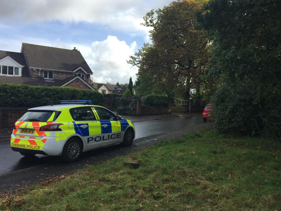  Officers were scouring the scene today as they launched a murder investigation