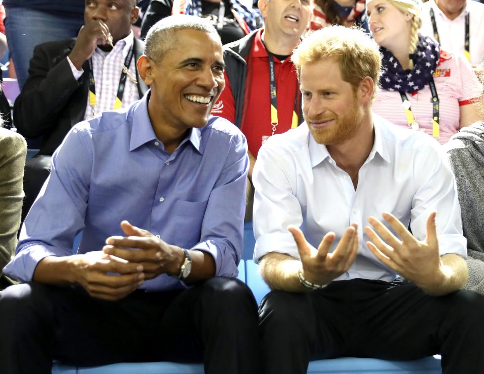  Prince Harry and Barack  kindled their bromance at the Invictus Games