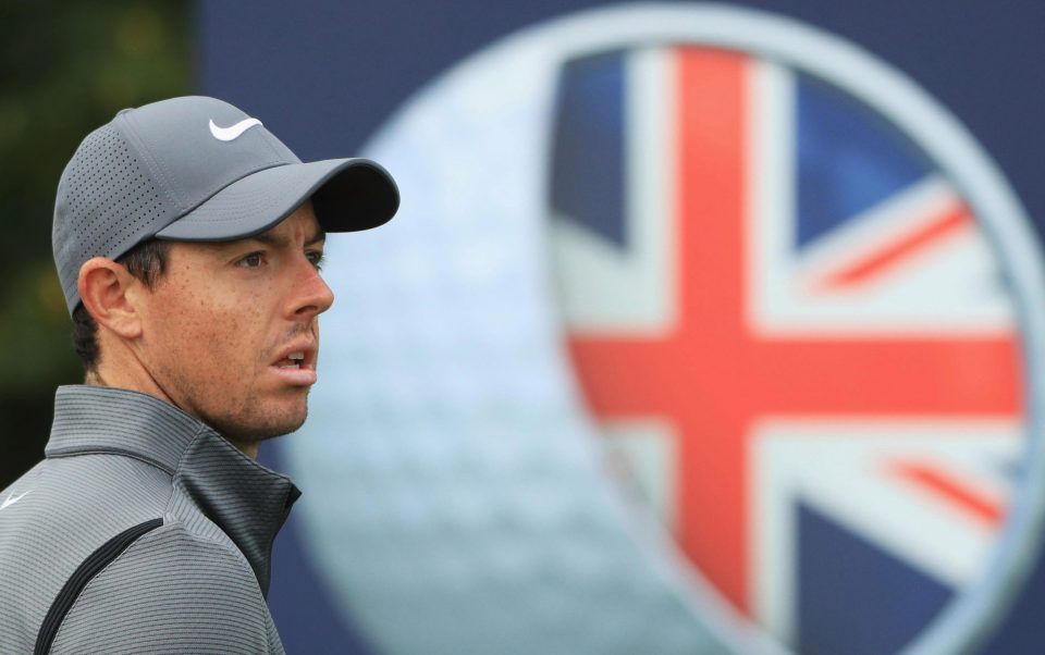 Rory McIlroy certainly put the wind up his opponents at the British Masters