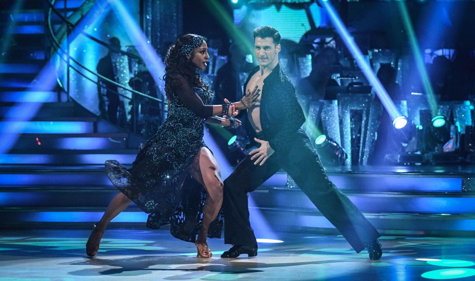 Alexandra Burke and Gorka Marquez won a standing ovation from the judges