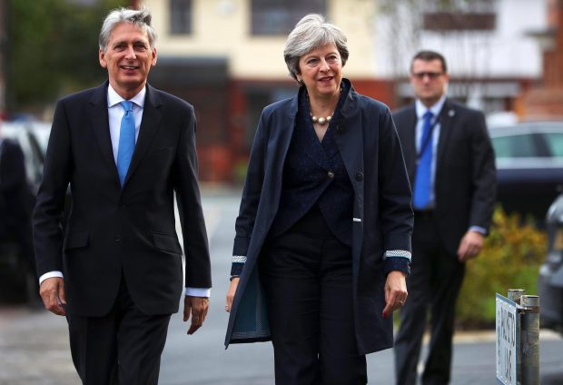 Philip Hammond and Theresa May