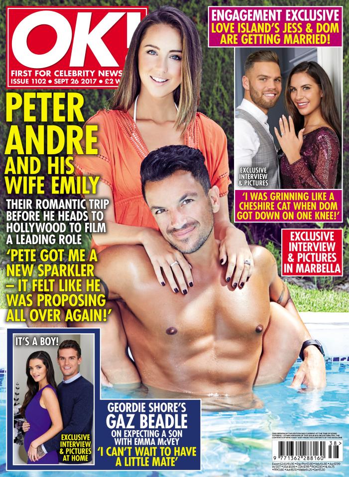  Jess told all about the engagement in this week's OK! magazine