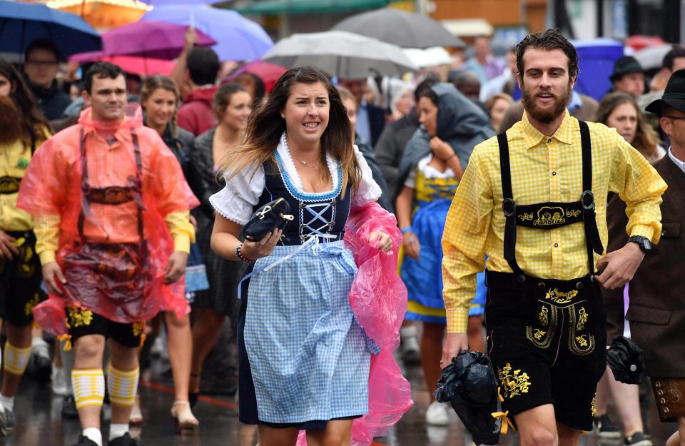  Hundreds of visitors braved the rain to make the first day of the festival