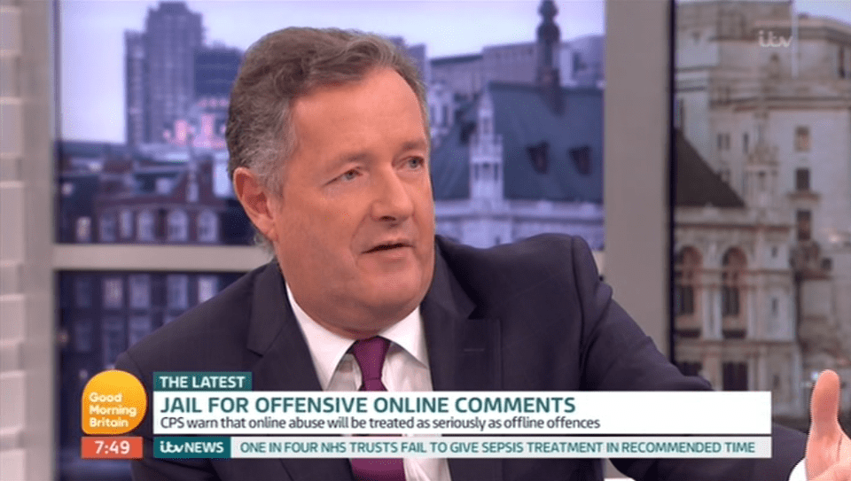  Piers defended Paul Hollywood over the pictures showing him dressed up as a Nazi