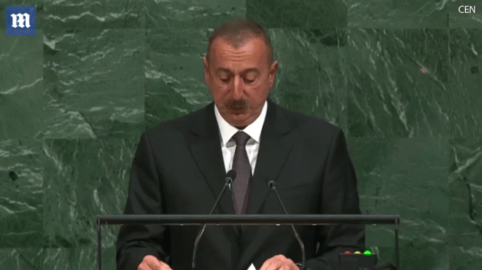  Leyla's father gave an emotional address to the United Nations about a war crime against his people