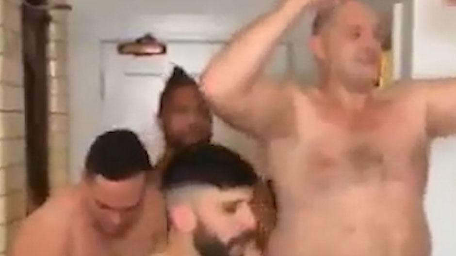  Tyson Fury and Joseph Parker perform Haka after Hughie Fury fight