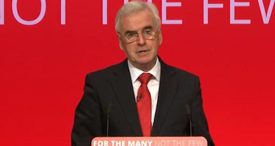  Mad Mac ... Shadow Chancellor John McDonnell's 'vision' offered insane suggestions