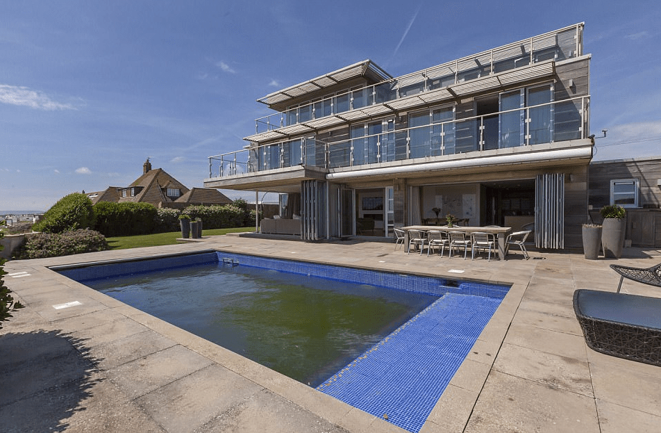  Graham's modernist house looks out over the seaside in Bexhill