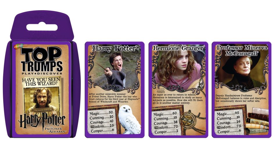  Harry Potter Top Trumps is a great gift muggles who are celebrating 20 years of the wizarding world