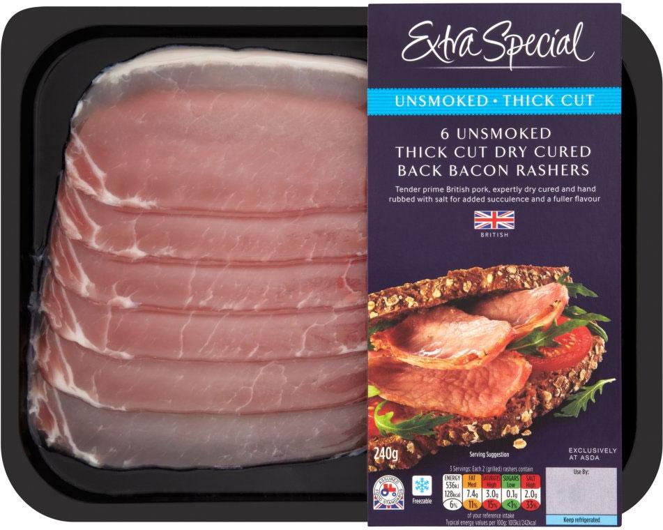  Asda's bacon gained a Best Buy accolade from Which?