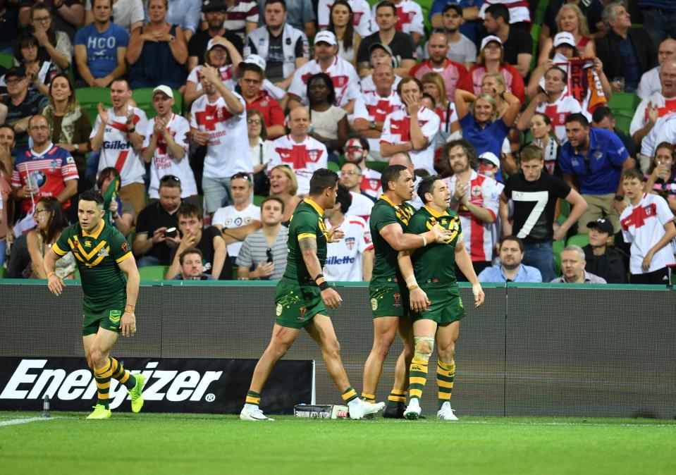  England fans were left downhearted by the Aussies' win